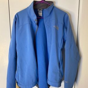 Light Blue “The North Face” Apex jacket